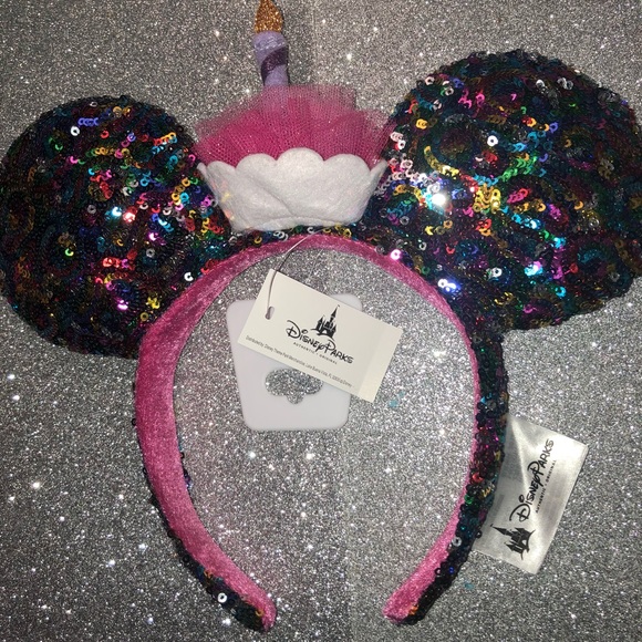 New Disney Parks birthday Minnie Mouse Ears - Picture 2 of 3